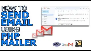 PHP PROJECT: Send Email in localhost using PHPMailer PHP and Gmail SMTP Server - Beginner Tutorial