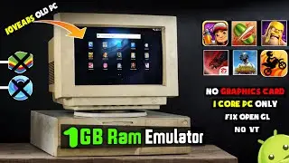 World Most Fastest & Lightest Android Emulator For 1GB RAM PC's
