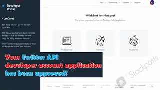 Apply for a Twitter API Developer account & Twitter login on Stackposts