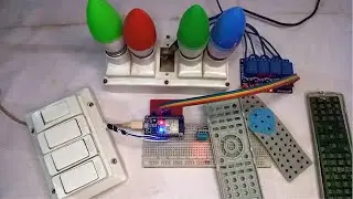 Home Automation Using ESP32 IR Remote and Blynk