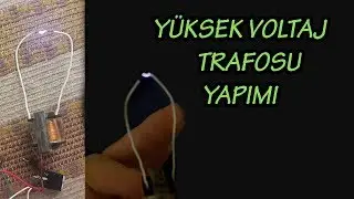 Yüksek voltaj trafosu yapımı Yüksek Gerilim 15000 volt / flyback transformer