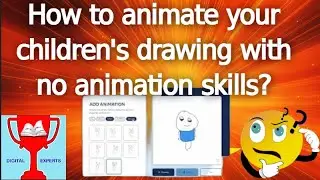 How to animate your children's drawings with no animation skills
