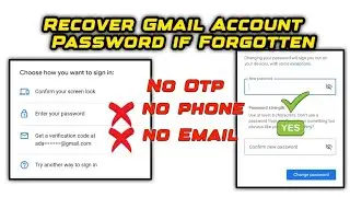 How to Reset or Recover Gmail Account Password if Forgotten 2023