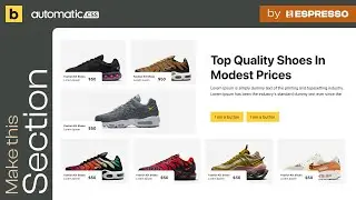 Wordpress Tutorial | Bricks Builder | AutomaticCSS (ACSS) | Product grid shoes store section