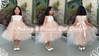 how to make a flower girl dress | diy formal kid's dress