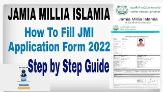 how to fill jamia application form 2022 | Jamia admission form 2022 Distance Mode | Jamia Admission