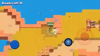 Brawl Stars Как играть Кольт'ом на карте для танков/How Play Colt on Map Island Invasion