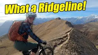 Incredible Ridge Line Ride! Riding the Pointe Leysser ridge, Aosta Valley, Italy