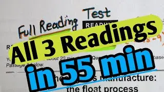 IELTS Reading Tips and Tricks FULL READING TEST | 60 min |  solve reading in 55 min  reading tricks