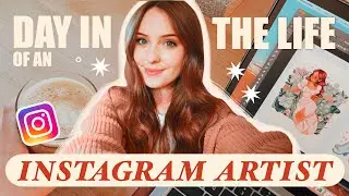 What I do in a day as an Instagram Artist ✰