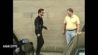 George Michael arriving at Freddie Mercury Tribute Rehearsals. 19.04.1992