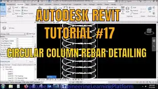 Detailing of circular columns in Revit structures tutorial