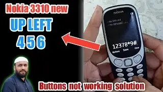 Nokia 3310 TA-1030 keypad up left 456 not working solution in Urdu | Saad Mobiles Chiniot
