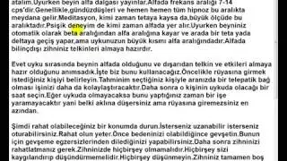 İstediğin Kişinin Rüyasına Girmek Telepati Yönetmi 2017