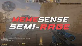 SEMI-RAGE  CHEATING with memesense.gg | FREE CFG