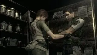 Resident Evil HD Remaster - Chris cutscenes at 60fps