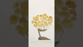[簡略化した野菜の描き方・しめじ]　水彩メイキング　watercolor Masato Watanabe 