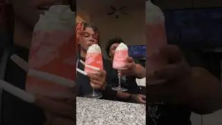 Annoying my husband while mixing monster with creamer