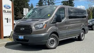 2018 Ford Transit T-150 Low Roof + 8 Passenger Van Review | Island Ford