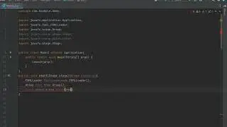 USING JAVAFX IN JAVA