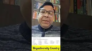 Megadiversity Country | For competitive exam