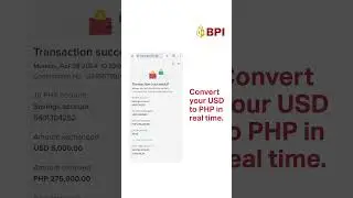 How to convert USD to PHP | BPI online | 2024