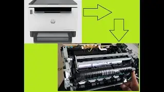 How to open HP Laser Tank 1020w/M1005w/2606 Printer. 