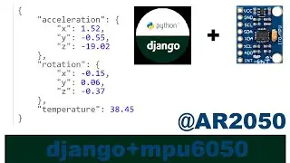 Arduino+Django+MPU6050 Sending data to Django API for Live Data update