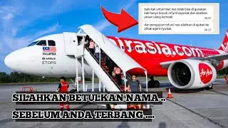 AIR ASIA - CARA BETULKAN NAMA SETELAH BOOKING TIKET PART 1 