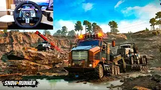 SNOWRUNNER - BLACK SEA MICHIGAN USA MAP DETAILS AND GAMEPLAY - SNOWRUNNER PHASE 8 - NEW UPDATE