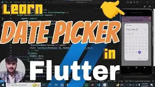 Date Picker in Flutter | Flutter Date Picker | How to set Date In Flutter ||Flutter App Development