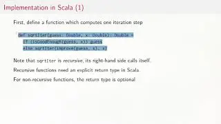 1.5 Example, square roots with Newton's method