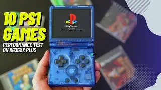 Playstation 1 games on Anbernic Rg35xxsp - Perfomance test