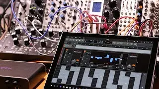 Molten Modular 12 - AC coupling, CV and DAW control with Bitwig 2.1