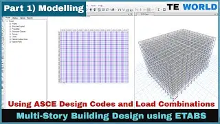 Multi-Storey Building Design using ETABS | Part 1) Modelling