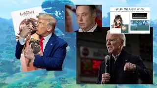 Trump, Biden and Musk talk about Dehya | Genshin Impact