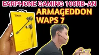 REVIEW‼️ EARPHONE GAMING ARMAGEDDON WAPS 7 PRO, MANTAB BUAT GAME, GA BUAT DENGERIN MUSIK!