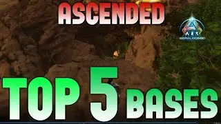 ARK Survival Ascended | TOP 5 ASA BASE LOCATIONS!