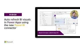 Auto refresh BI visuals in Power Apps using the new Power BI connector
