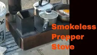 2021  prototype of Rocket Cook Stove- Amazing Versatility! part 1