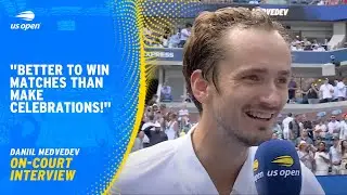 Daniil Medvedev On-Court Interview | 2024 US Open Round 4