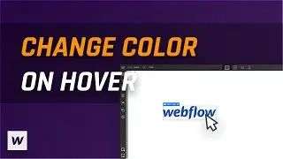 Change SVG Color with Hover Interaction - Webflow Tutorial!