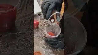 Реставрация табуретки на мастер-классе по #resinart #реставрациямебели