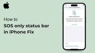 SOS only status bar in iPhone Fix ( iOS ) 2024
