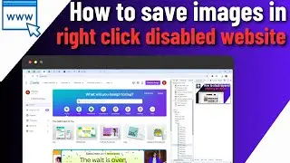 How To Save Images In Right Click Disabled Website | Easy Guide