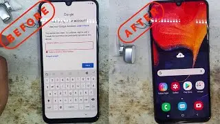 Samsung a50 frp bypass without pc / Galaxy a505f google account bypass
