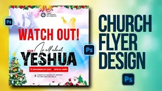 Church Flyer Design | How To Design Church Flyer in Photoshop | Photoshop for beginners