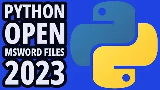 How To Open MS WORD Files In Python 2023