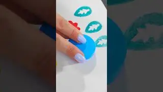 Creating Art with Crayola Less Mess Painting Activity Kit 🖼️ #shorts #art