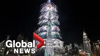 New Years 2022: Dubai puts on dazzling fireworks, laser show at Burj Khalifa